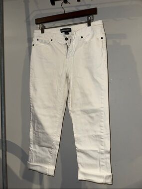 White Cropped Jeans for Women